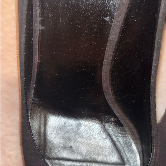 Gucci Black and Purple Suede Heels - Picture 5 of 12